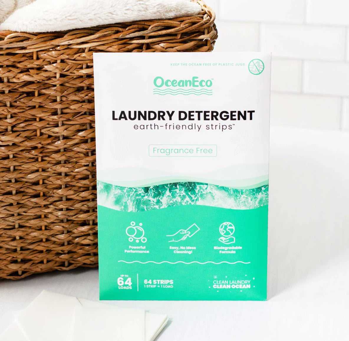 OceanEco™ Earth-Friendly Laundry Detergent Strips