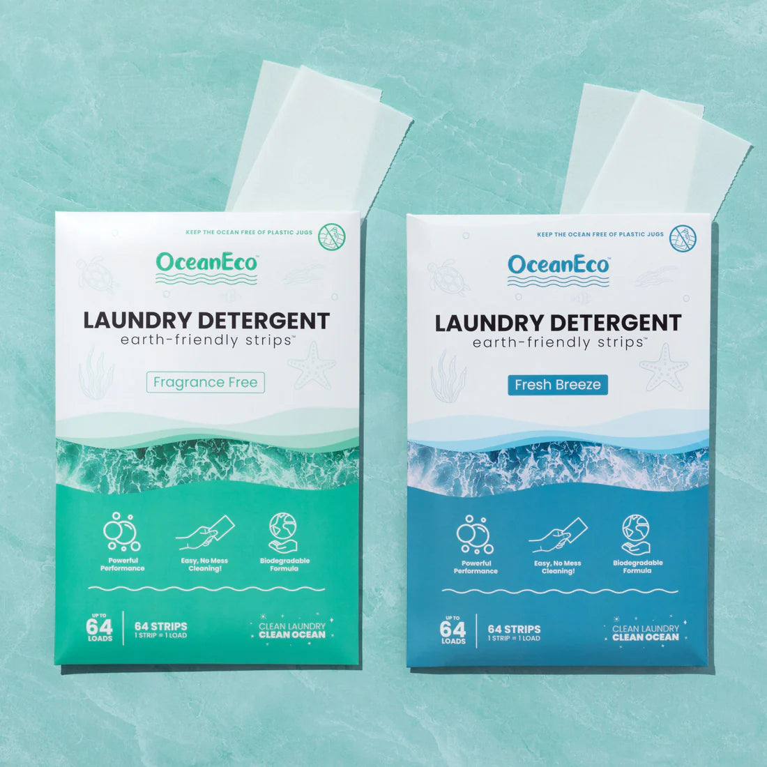 OceanEco™ Earth-Friendly Laundry Detergent Strips